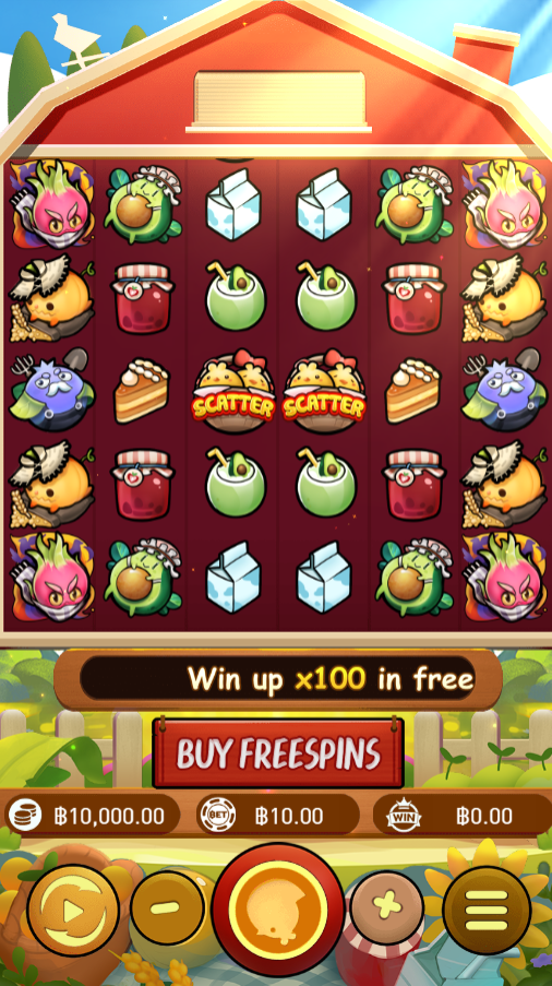 รูปแบบเกมส์ Veggies Bonanza