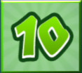สัญลักษณ์ 10 ในเกมสล็อต Subway Runner