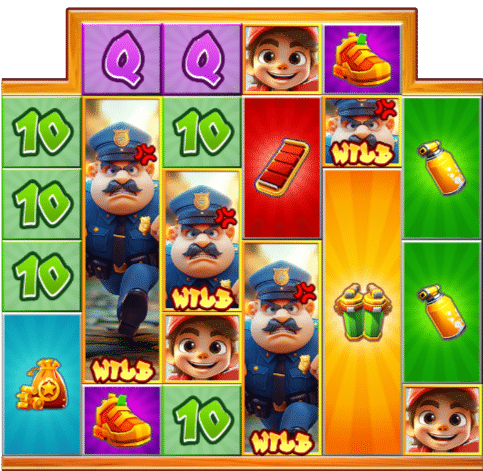 รูปแบบการเล่น ในเกมสล็อต Subway Runner