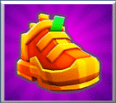 สัญลักษณ์ รองเท้า ในเกมสล็อต Subway Runner