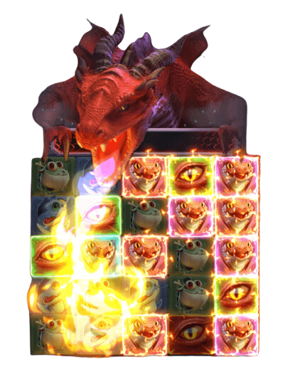 ฟีเจอร์ราชินีมังกรในเกม DRAGON HATCH
