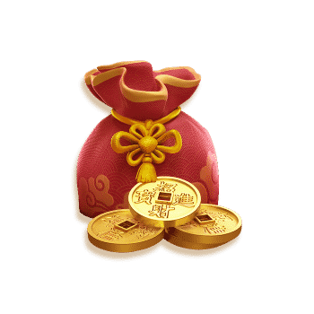 สัญลักษณ์ถุงเหรียญทองในเกม FORTUNE OX