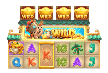 สัญลักษณ์ ฟีเจอร์ Caishen สำเร็จ ในเกม CAISHEN WINS