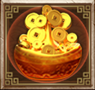 สัญลักษณ์ถ้วยทองในเกม Centillion Gods