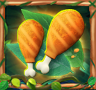 สัญลักษณ์ น่องไก่ ในเกม DINOPOP