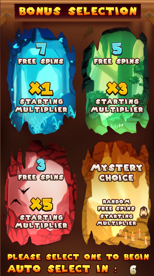 สัญลักษณ์โบนัสในเกม DINO GEMS