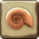 สัญลักษณ์เปลือกหอยของเกมสล็อต Dino Gems