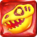 สัญลักษณ์ หัวไดโนเสาร์ เกมสล็อต Dino Gems