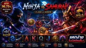 รีวิว Ninja vs Samurai PG Soft สล็อตนินจาปะทะซามูไร RTP 97.26%