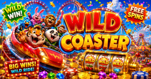 รีวิว Wild Coaster PG Soft สล็อตออนไลน์ธีมรถไฟเหาะ พร้อมฟีเจอร์ Wild และ Free Spins รองรับ Max Win สูงสุด 5,000x